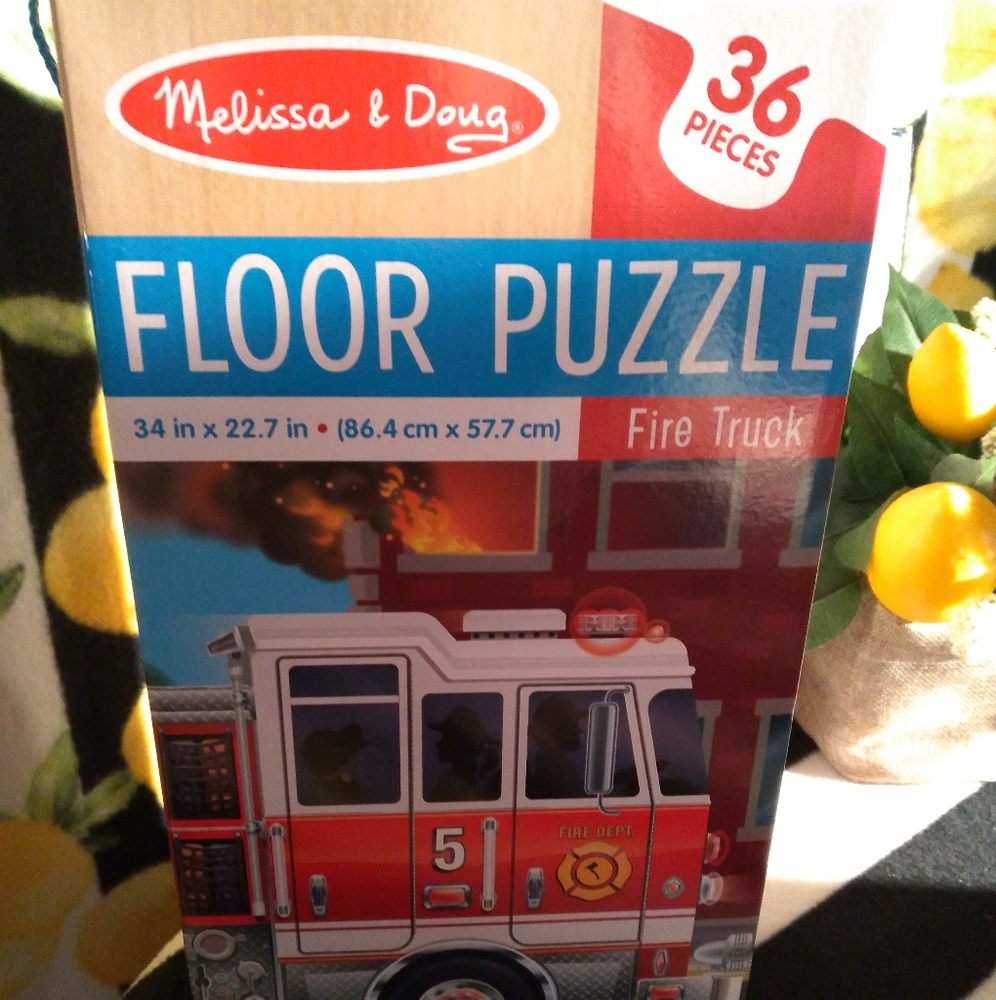 Fire Truck floor puzzle